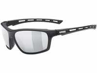 uvex sportstyle 229 Sportbrille (Farbe: 2216 black mat, litemirror silver)