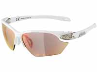Alpina Twist Five HR small QVM Sportbrille (Farbe: 510 white matt/silver, Scheibe: