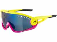 Alpina 5W1NG CM+ Sportbrille (Farbe: 341 pineapple/magenta, Ceramic Mirror, Scheibe: