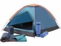 McKinley Festent Set Campingzelt (Farbe: 901 petrol/orange) 23350700490101