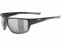 uvex Sportstyle 230 Sportbrille (Farbe: 2216 black mat, litemirror silver (S3))