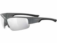 uvex Sportstyle 215 Sportbrille (Farbe: 5516 grey mat, litemirror silver (S3))