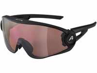 Alpina 5W1NG Q+CM Sportbrille (Farbe: 530 black matt, Quattroflex+CM, Scheibe:...