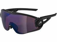 Alpina 5W1NG Q+VM Sportbrille (Farbe: 531 black matt, Quattroflex+Varioflex,...