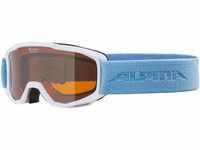 Alpina Piney SH Skibrille (Farbe: 412 white/skyblue, Scheibe: SINGLEFLEX (S2))