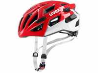 uvex Race 7 Fahrradhelm (Größe: 51-55 cm, 03 red/white) 41096805731510