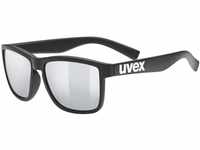 uvex LGL 39 Sonnenbrille (Farbe: 2216 black mat, mirror silver (S3))...