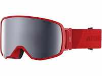 Atomic Revent Large Skibrille (Farbe: red, Scheibe silver stereo HD)