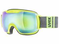 uvex Skibrille Downhill 2000 small Full Mirror (Farbe: 7026 lime/grey mat,...