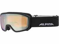 Alpina Scarabeo Junior Brillentäger Skibrille HM (Farbe: 835 black matt, Scheibe: