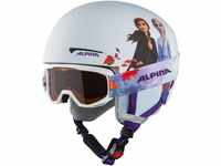 Alpina Zupo Disney Set Skihelm inklusive Skibrille (Größe: 51-55 cm, 81 Frozen II