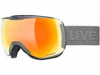 uvex Downhill 2100 CV Skibrille (Farbe: 5030 rhino mat, mirror orange/colorvision