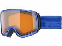 uvex Scribble Lasergold Kinderskibrille (Farbe: 4030 blue, lasergold clear (S2))