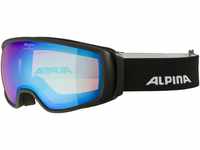 Alpina Double Jack Q-Lite Skibrille (Farbe: 831 black matt, Scheibe: Quattroflex Lite