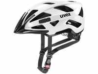 uvex Active Fahrradhelm (Größe: 52-57 cm, 07 white/black) 41043105771511