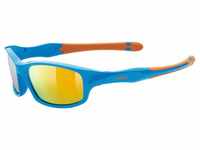 uvex Sportstyle 507 Kinder Sonnenbrille (Farbe: 4316 blue/orange, mirror orange...