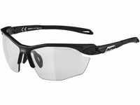 Alpina Twist Five HR VL Sportbrille (Farbe: 131 black matt, Scheibe: Varioflex,...