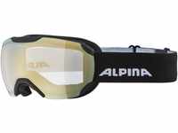 Alpina Pheos Small Varioflex Mirror Skibrille (Farbe: 732 black matt, Scheibe: