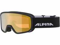 Alpina Scarabeo S Skibrille Mirror (Farbe: 833 black, Scheibe: Hicon MIRROR, gold
