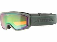 Alpina Scarabeo Junior Brillentäger Skibrille HM (Farbe: 821 moon/grey matt,