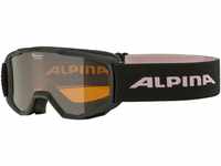 Alpina Piney SH Skibrille (Farbe: 432 black/rose matt, Scheibe: orange (S2))