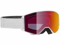 Alpina Narkoja HM Skibrille (Farbe: 811 white, Scheibe: Hicon Mirror, orange...