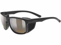 uvex Sportstyle 312 VPX Sportbrille (Farbe: 2261 black matt, polavision brown (S2-4))