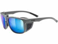 uvex Sportstyle 312 Sportbrille (Farbe: 5516 rhino mat, mirror blue (S3))