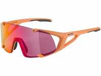 Alpina Hawkeye small Q-Lite Sportbrille (Farbe: 052 peach matt, Scheibe: Q-Lite, pink