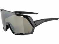Alpina Rocket Bold Q-Lite Sportbrille (Farbe: 031 black matt, Scheibe: silver mirror