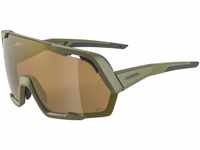 Alpina Rocket Bold Q-Lite Sportbrille (Farbe: 071 olive matt, Scheibe: bronce mirror
