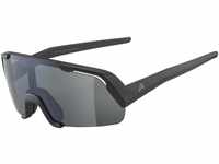 Alpina Rocket Youth Sportbrille (Farbe: 331 black matt, Ceramic, Scheibe: black