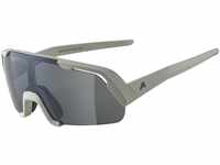 Alpina Rocket Youth Sportbrille (Farbe: 321 cool grey matt, Ceramic, Scheibe: black