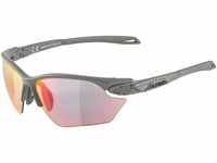 Alpina Twist Five HR small QVM Sportbrille (Farbe: 521 moon/grey matt, Scheibe: