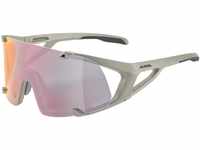 Alpina Hawkeye QV Sportbrille (Farbe: 521 cool grey matt, Quattroflex/Varioflex,
