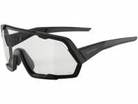 Alpina Rocket Varioflex Sportbrille (Farbe: 131 black matt, Varioflex, Scheibe: clear