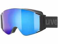 uvex g.gl 3000 Take Off Skibrille Brillenträger (Farbe: 4030 black mat, mirror