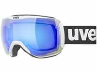 uvex Downhill 2100 CV Skibrille (Farbe: 1030 white mat, mirror blue/colorvision green