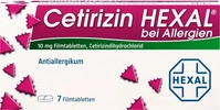 PZN-DE 01830146, Cetirizin HEXAL Filmtabletten bei Allergien 7 stk