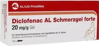 PZN-DE 18719884, ALIUD Pharma Diclofenac AL Schmerzgel Forte 20 mg/g Gel 150 g,