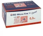 Bd Micro-fine+ Insulinspr.0,3 ml U100 0,3x8 mm