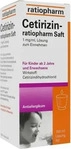 PZN-DE 02191091, Cetirizin ratiopharm Saft 150 ml, Grundpreis: &euro; 36,60 / l