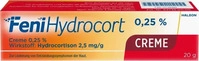 PZN-DE 10796980, Haleon FeniHydrocort Creme 0,25 %, Hydrocortison 2,5 mg/g 20 g,