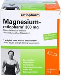 PZN-DE 00066654, Magnesium Ratiopharm 300 mg Micro Pellets mit Granulat (40 stk)