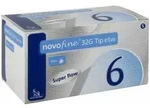 Novofine 6 mm 32 G Tip etw Kan&uuml;le