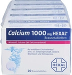PZN-DE 07383955, Calcium 1000 mg HEXAL Brausetabletten 100 stk