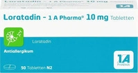 PZN-DE 01879112, Loratadin - 1 A Pharma Tabletten 50 stk