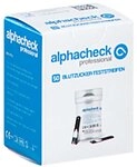 Alphacheck professional Blutzuckerteststreifen
