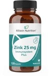 Zink 25 mg Immunsystem Plus hochdosiert+vegan Kapseln