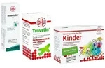 DHU Kinder Set und Travelin Tabletten und Insectolin Gel
